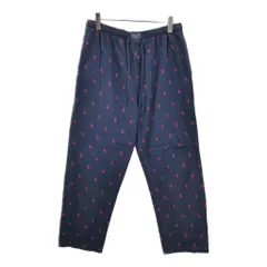 Polo by Ralph Lauren ポロ ラルフローレン パジャマパンツ ネイビー(メンズ L)中古 古着 V4260のサムネイル
