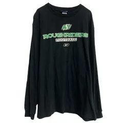 Reebok 長袖 プリントTシャツ リーボック XL ブラック ビッグサイズ ロングスリーブ ロンT ロングTシャツ 古着卸 アメリカ仕入 a703-5229
