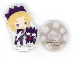 【中古】アクリルスタンド・アクリルパネル オルフェ・ラム・タオ＆バッドばつ丸 「機動戦士ガンダムSEED FREEDOM × サンリオキャラクターズ トレーディングミニキャラアクリルスタンド」 劇場グッズ