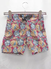 ◇ GRAMICCI グラミチ キッズ 子供服　花柄 ハーフパンツ サイズ110 レッド　オレンジ系　マルチ 男の子 P  【1407100032266】