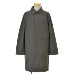 ☆美品 ウティ グレンチェック オーバーサイズ ステンカラーコート
