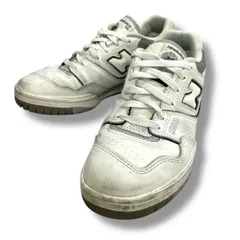 NEW BALANCE BB550 PWA ローカット バスケットボールシューズ レザー ホワイト グレー 25.5cm レディース ゴーゴー古着久喜倉庫店 鴻740