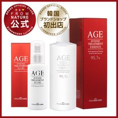 【ブランド公式】フロムネイチャー AGE エイジインテンスシリーズ 2点セット エッセンス(化粧水)340ml＋フルイド(乳液)100ml
