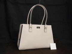 美品】HAMANO クロコ型押し クラッシー アーバン ベージュ トート