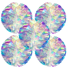 GTM Smith ハニカムボール キラキラ 飾り ペーパーフラワー ペーパーファン 20cm 5個セット [20cm]