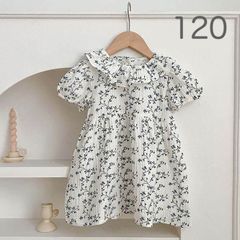 【最終セール】韓国風子供服  花柄 ベビー服 キッズ 女の子 かわいい ベビー服 ワンピース120cm