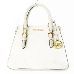マイケルコース MICHAEL KORS ハンドバッグ ミニ レザー 革 MKロゴ 配色 バイカラー グレー /CK26のサムネイル