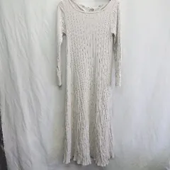 ◇ ⊇ ROPE PICNIC ロペピクニック 長袖 ロング ワンピース サイズ38 グレー系 レディース E  【1410290030738】