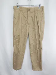◇ ⊇ UNIQLO ユニクロ コットン100％ チノパン サイズ表記なし ベージュ メンズ E  【1409240011842】