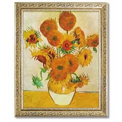 絵画 インテリア ゴッホ 名画「 ひまわり 」 ゴッホ Gogh オランダ画家 絵画 インテリア 壁掛け 絵画 額入り 絵画 ポスター 絵画 海 インテリア 雑貨 アンティーク 調 風景 インポート 玄関 複製画