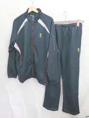 ◇ ⊇ K・SWIS ケースイス スポーツウェア ドライ ジャージ 上下セット  サイズL ネイビー系 メンズ E  【1507010007924】