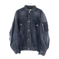 2025年最新】sacai デニムジャケット ブラックの人気アイテム