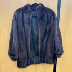 SAGA MINK 毛皮 ファーコート ダークブラウン - メルカリ