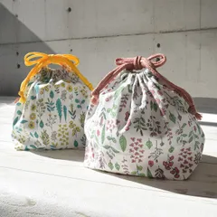 弁当袋 Hill＆Fields ランチ巾着 （ お弁当袋 お弁当入れ ランチバッグ おべんとう袋 マチ有り 巾着 日本製 お弁当包み 弁当包み お弁当 弁当 持ち運び お弁当用 子ども 大人 かわいい ）