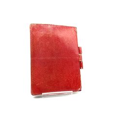 美品 HERMES エルメス アジェンダGM リザード 手帳カバー 赤 - メルカリ