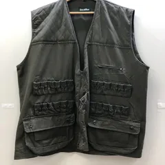 本革 ハンティングベスト M アウトドア バイクベスト 古着 ワイド ギミック Mesh hunting vest / 古着 メッシュ ハンティングベスト | 古着