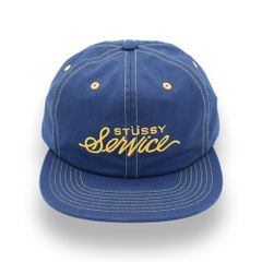 ステューシー MD ステューシー サービス ストラップバック キャップ / STUSSY MD STUSSY SERVICE STRAPBACK [NAVY]