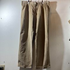 ランズエンド ベージュ コーデュロイワイドパンツ サイズ38