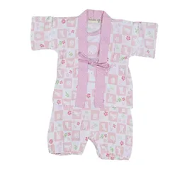 お子様用 甚平 女の子 ベビー甚平 女児 子供甚平 キッズ ウサギ メール便にて送料無料 激安 80cm 花火大会 盆踊り 夏浴衣 お祭り子供きもの 浴衣