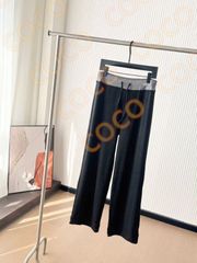 新品 alo ブラック トラウザーズパンツ パンツ ボトム トラウザー 