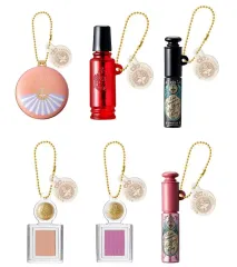 【中古】キーホルダー 全6種セット 「資生堂 マジョリカ マジョルカ ミニチュアチャーム」