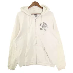 GAP ギャップ 秋冬 裏起毛★ パーカー フーディー Sz.L メンズ 白