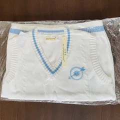 ベスト　メンズ　ホワイト　白　ブルー