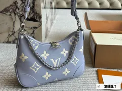 レアヴィンテージ　ヴィトン　黄色クリーム色ストライプレザークラッチバッグ　美品 今日特価】Vintage LV ヴィンテージルイ・ヴィトン ホーン
