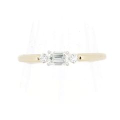 ポルターダ ダイヤモンド リング 指輪 0.28ct 13号 Pt950(プラチナ)/K18YG(18金 イエローゴールド) 質屋出品
