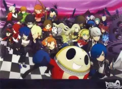 【中古】ポスター(アニメ) [単品]アトラス描き下ろしA3クリアポスター 集合(24人) 「3DSソフト ペルソナQ シャドウ オブ ザ ラビリンス ファミ通DXパック エビテン限定セット」 同梱特典