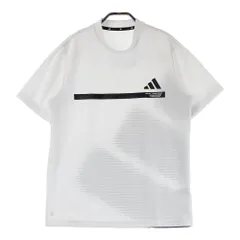 サイズ：M ADIDAS GOLF アディダスゴルフ HS8996 半袖Tシャツ 総柄 ホワイト系 [240101414745] ゴルフウェア メンズ ストスト