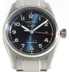 完品 美品 ロンジン Lindbergh Spirit 自動巻 青（楽天市場