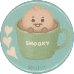 【中古】バッジ・ピンズ SHOOKY(シュガ) オリジナル缶バッジ 描き起こしイラスト 「BT21キャンペーン」 対象商品購入特典 第2弾