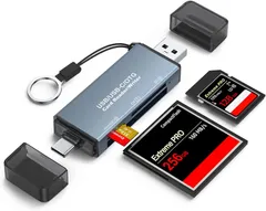 2024年最新】cf カード リーダー usb 3. sd カード リーダー cf/micro sd/xd/sd/ms/tf カード アダプター  usbの人気アイテム - メルカリ