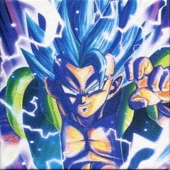 【中古】キャンバスボード・キャンバスアート 超サイヤ人ゴッド超サイヤ人ゴジータ キャンバスボード ABURART-アブラート- 「一番くじ ドラゴンボール ULTIMATE VARIATION」 I賞