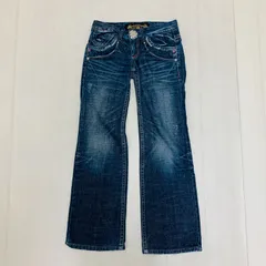 REDPEPPER レッドペッパー ローライズ フレアデニムパンツ レディース サイズ25 Sサイズ程度 ブルー系