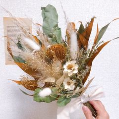 ＊Natural＊ミモザとネイティブスワッグ☆ドライフラワースワッグ♡ Natural＊ミモザとネイティブフラワーのスワッグ☆ドライフラワー