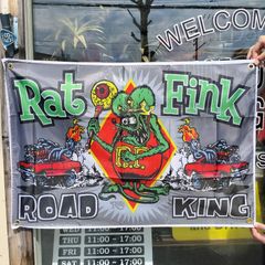 スモールサイズ　アメリカン　ガレージ RF2 タペストリー　 　フラッグ　バナー　看板