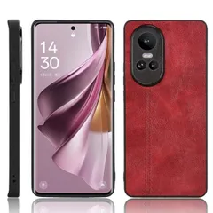 OPPO Reno10 Pro 5G ケース リノ 10プロ  レザー 薄型 ソフト ケース 【Color】 レッドのサムネイル