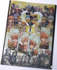 [중고] 클리어 파일 20th Anniversary A4 메탈릭 파일 [킹덤 하트]