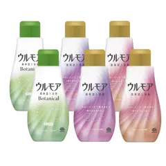 ウルモア 高保湿入浴液  [600ml・乳白色] 液体 入浴剤 3種アソート　クリーミーフローラル　ナチュラルハーブ　クリーミーローズ