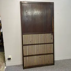 2枚組 障子付き千本格子戸 - 古民家パーツショップ 古材問屋