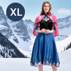 アナと雪の女王 アナ風 コスチュームドレス XLサイズ