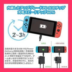 ★スタッフおすすめ！売れ筋★Switch用 ACアダプター 充電器 ドック代用品 TVモード対応 Type-Cコネクタ PSE認証済み 安全保護 急速充電 PD規格 1.5mケーブル Nintendo Switch/Switch Lite/