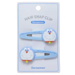 【メール便】ドラえもん ヘアアクセ ヘアスナップクリップ 藤子F不二雄 カミオジャパン ヘアピン 前髪クリップ アニメキャラクター グッズ 
