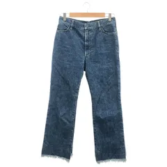 TOGA PULLA TOGA ARCHIVES (トーガプルラトーガアーカイブス) ⑤ TP62-FF246 16AW カットオフデニム レディース インディゴブルー 36