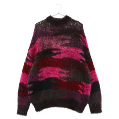 SAINT LAURENT PARIS (サンローランパリ) カモフララメモヘアニットセーター 529719 YA2SQ ピンクのサムネイル