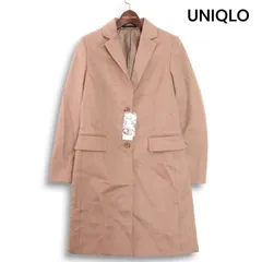 【新品 未使用】 UNIQLO ユニクロ 秋冬 ウール カシミヤ♪ チェスター コート Sz.S　レディース ベージュ