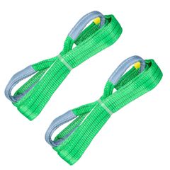 HELIX スリングベルト 【2本セット】 3m 幅50mm 使用荷重2000kg ナイロンスリング 吊上げ 牽引 ヘリックス 2T 日本語説明書付き