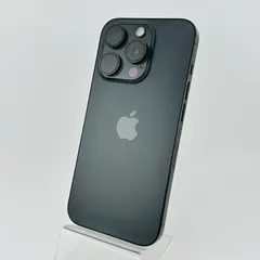 バッテリー91% iPhone15 Pro 128GB ブラックチタニウム SIMフリー(simロック解除済)  中古 本体 動作確認済  【最短送料無料】X-1253